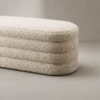 MARINA MODERN BEIGE UPHOLSTERY BED BENCH - luxury furniture Dubai UAE