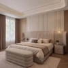 Buy Marina Bed Bench UAE | Luxury Textured Beige Seating 2026