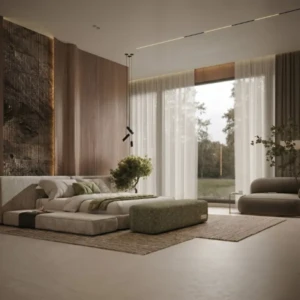MAYBELL MODERN BEIGE BED BENCH