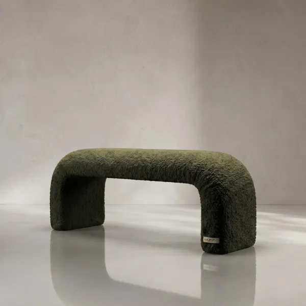 Luxury green bed bench in UAE