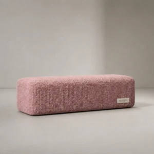 Selene Kids Bed Bench UAE | Cream Bouclé Kids Seating