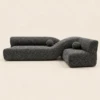 Helina Sofa UAE | Luxury Dark Textured Lounge Sofa 2026 Luxury