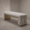 VELORA MODERN BLUE BED BENCH - luxury furniture Dubai UAE