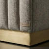 ZONA MODERN WHITE & GOLD BED BENCH - luxury furniture Dubai UAE