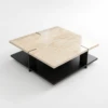 Luvita Travertine Coffee Table - luxury furniture Dubai UAE