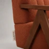 Modern orange arm chair in UAE
