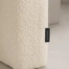 Ana Ottoman – Sculptural Arch Boucle Accent Seat