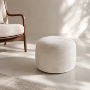 Aurona Ottoman – Luxury Velvet Pouf Accent Seat