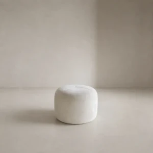 Aurona Ottoman – Luxury Velvet Pouf Accent Seat