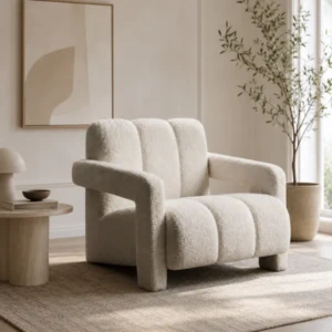 Cintia Armchair | Modern Sculptural Accent Chair – UAE