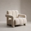 CINTIA MODERN UPHOLSTERY ARM CHAIR - luxury furniture Dubai UAE