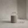 Cortina Ottoman | Linen Cylinder Ottoman for Modern Interiors