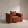 Luxury velvet arm chair in UAE