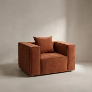 Luxury velvet arm chair in UAE