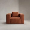 Luxury velvet arm chair in UAE