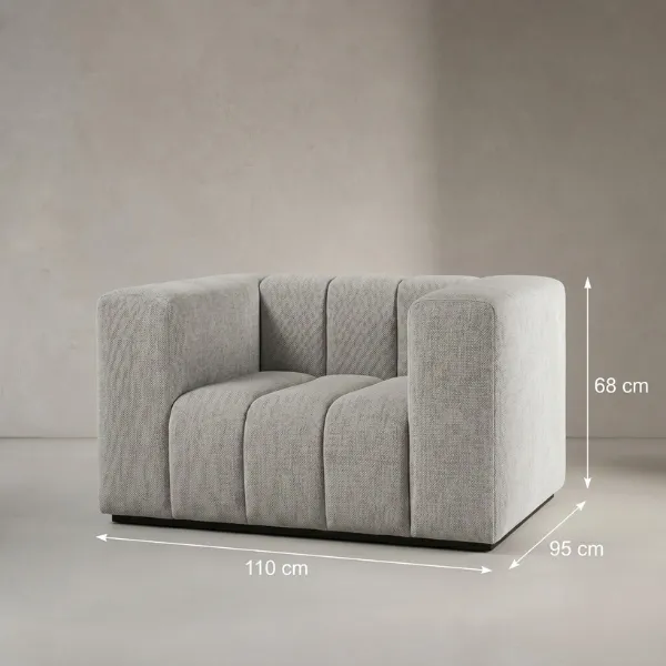 Luxury Grey Arm Chair in UAE