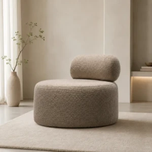 Erina Armchair – Modern Boucle Accent Chair | Majestic Home