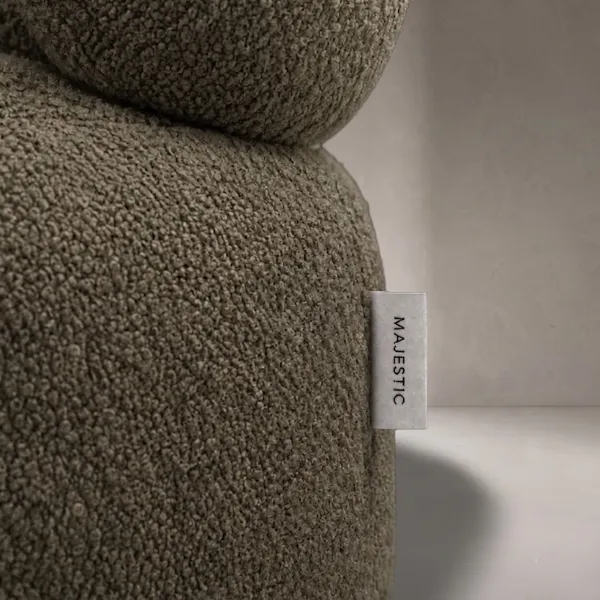 Luxury Green Boucle Arm chair in UAE