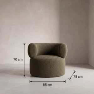 Luxury green beige Arm chair in UAE