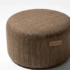 Gaina Ottoman – Sculptural Woven Cylinder Seat