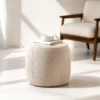 Nina Ottoman – Modern Luxury Taupe Footless Pouf