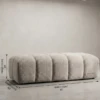 NOVARA MODERN UPHOLSTERY BED BENCH - luxury furniture Dubai UAE