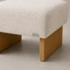 NUVOLA BEIGE SQUARE OTTOMAN - luxury furniture Dubai UAE