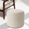 Sofina Ottoman – Modern Boucle Drum Pouf