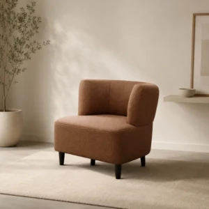 Tessa Armchair – Modern Terracotta Accent Chair | Majestic Home