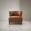TESSA MODERN WOODEN & UPHOLSTERY ARM CHAIR - luxury furniture Dubai UAE