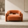 Luxury velvet arm chair in UAE
