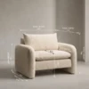 Luxury Beige Arm Chair in UAE