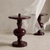 Cherry Table – Calacatta Viola Marble Inspired Accent