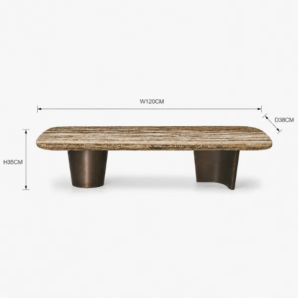 Collina Coffee Table UAE – Luxury Faux Marble Coffee Table