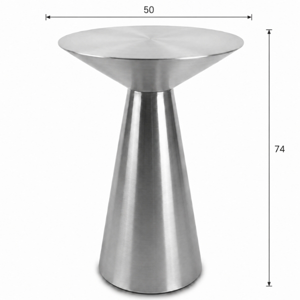 Buy Cascina Side Table UAE | Luxury Metallic Iron Accent Table