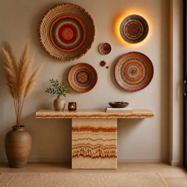 Divina Console Table UAE | Luxury Marble Console – Dubai