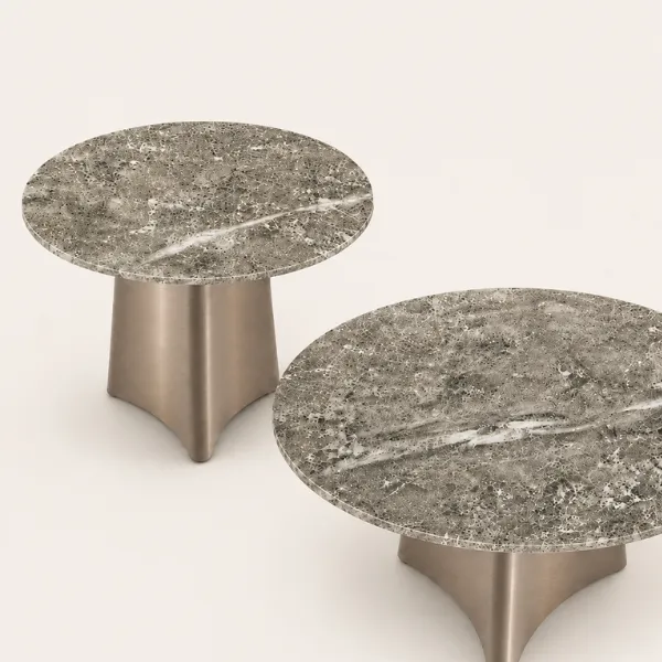 Buy Musina Coffee Table UAE | Luxury Faux Marble Nesting Set