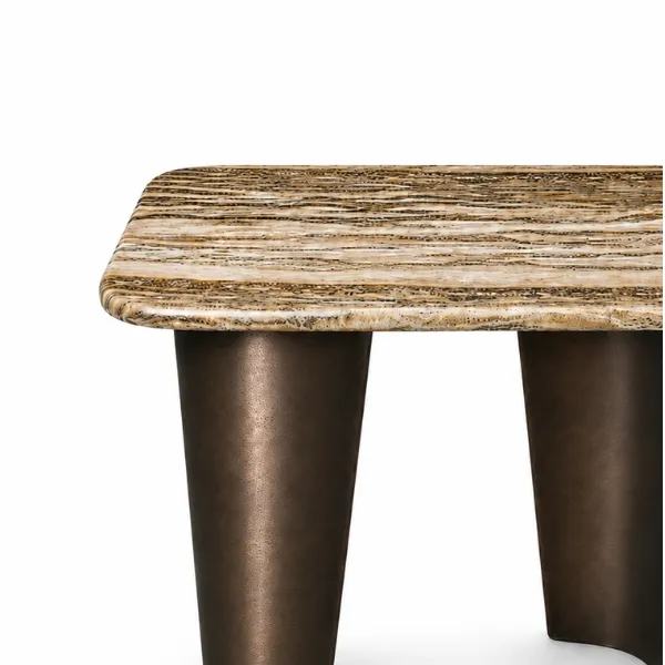 Buy Salina Side Table UAE | Luxury Faux Marble Surface