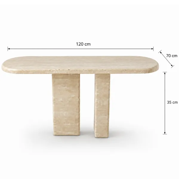 Buy Cantina Console Table UAE | Luxury Faux Marble Surface