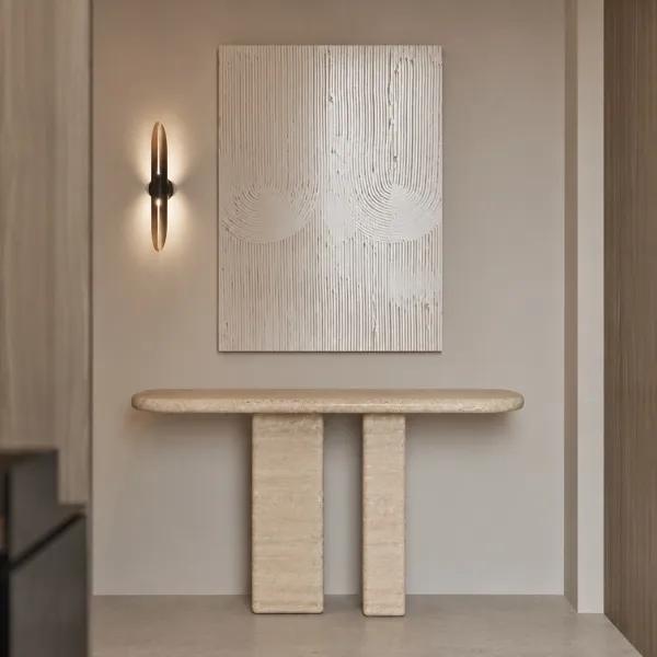 Buy Cantina Console Table UAE | Luxury Faux Marble Surface
