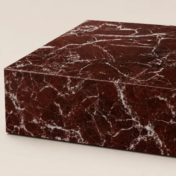 Buy Susanna Coffee Table UAE | Luxury Monolithic Veined Marble
