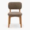 ALPHA DINING CHAIR - FABRIC & RUBBER WOOD DINING CHAIR - luxury furniture Dubai UAE