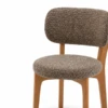 ALPHA DINING CHAIR - FABRIC & RUBBER WOOD DINING CHAIR - luxury furniture Dubai UAE