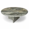 Aurelina Coffee Table UAE | Beige & Green Marble 100cm