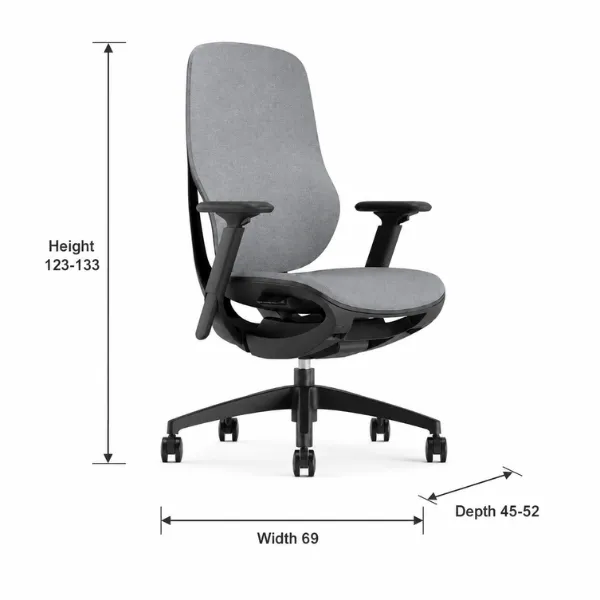 Candina Office Chair | Ergonomic Mesh Chair with Adjustable Headrest