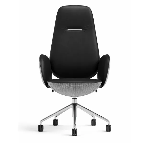 Cora Office Chair | Genuine Leather Executive Chair with 3-Tilt Lock