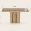 DIVINA LUXURY MARBLE CONSOLE TABLE - luxury furniture Dubai UAE