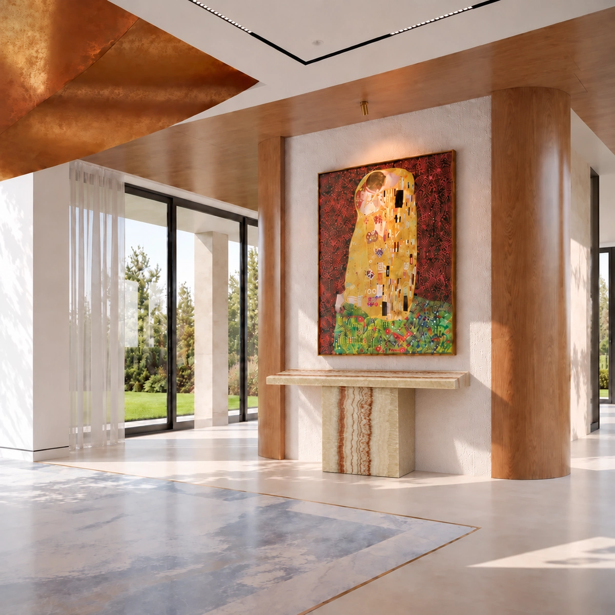 DIVINA LUXURY MARBLE CONSOLE TABLE