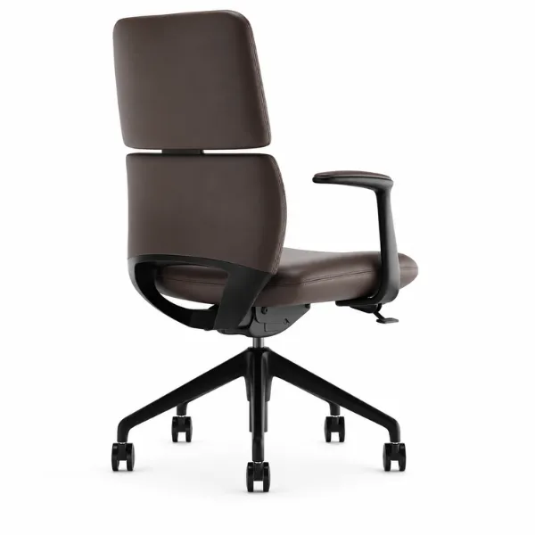 Elsa Office Chair | Genuine Leather Executive Chair with 3-Tilt Lock