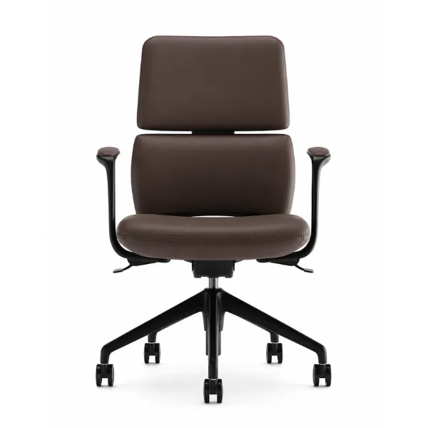 Elsa Office Chair | Genuine Leather Executive Chair with 3-Tilt Lock